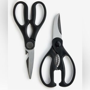 Black Kitchen Scissors Set